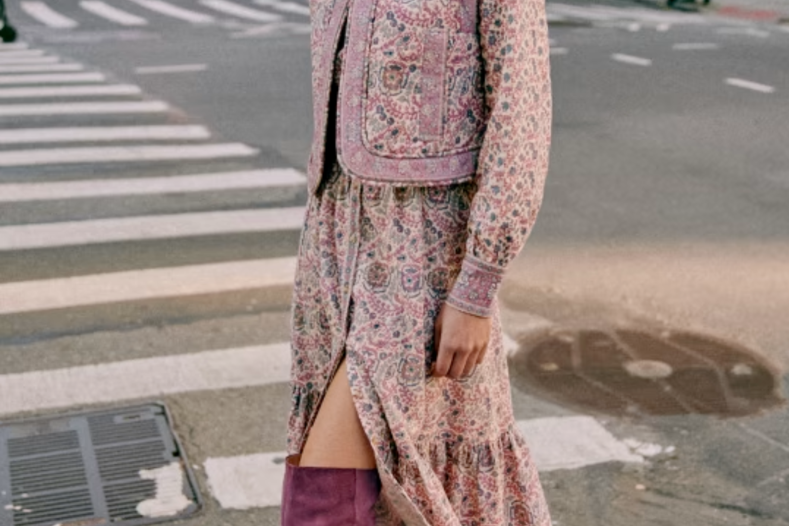 Roxanne Long Dress - Sezane x Sea NY Pink | Sezane at For The Creators Roxanne Long Dress - Sezane x Sea NY Pink | Sezane at For The Creators