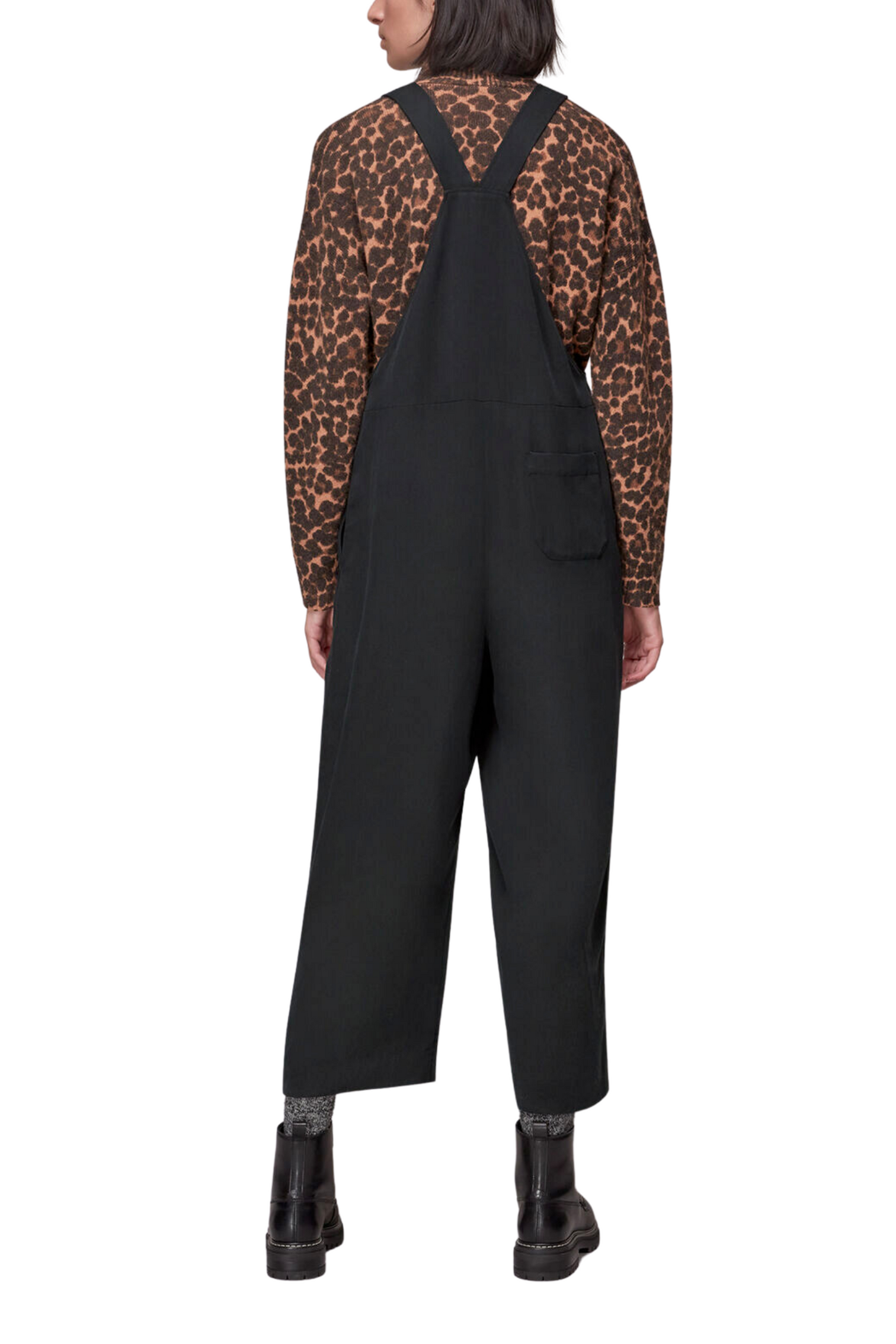 Whistles Rita Easy Dungarees Black For The Creators