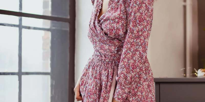 breastfeeding wrap dress Bump & Milk Isla Wrap Maternity & Breastfeeding Dress Pink – For The Creators