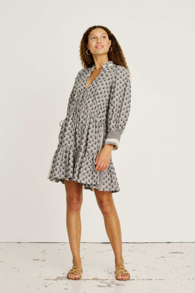 Palma Short Dress Black
