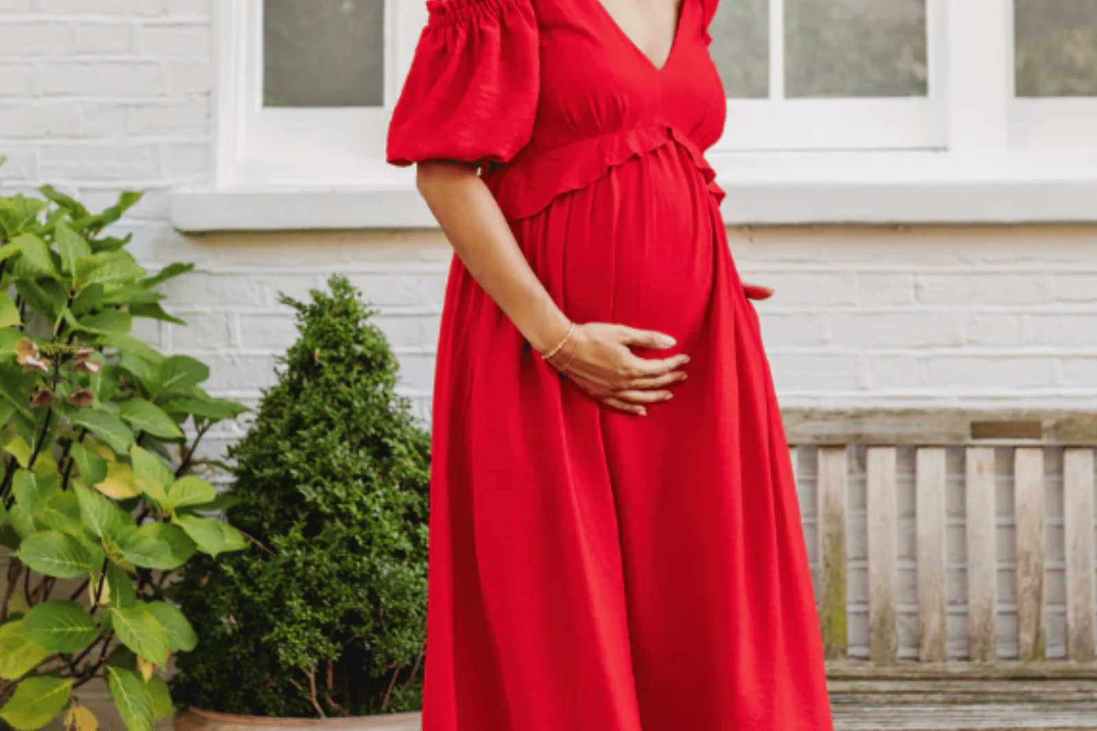 Bump & Milk Leila Maternity & Breastfeeding Dress Red For The Creators Bump & Milk Leila Maternity & Breastfeeding Dress Red For The Creators