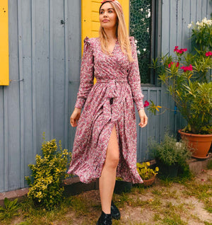 Isla Wrap Breastfeeding Dress