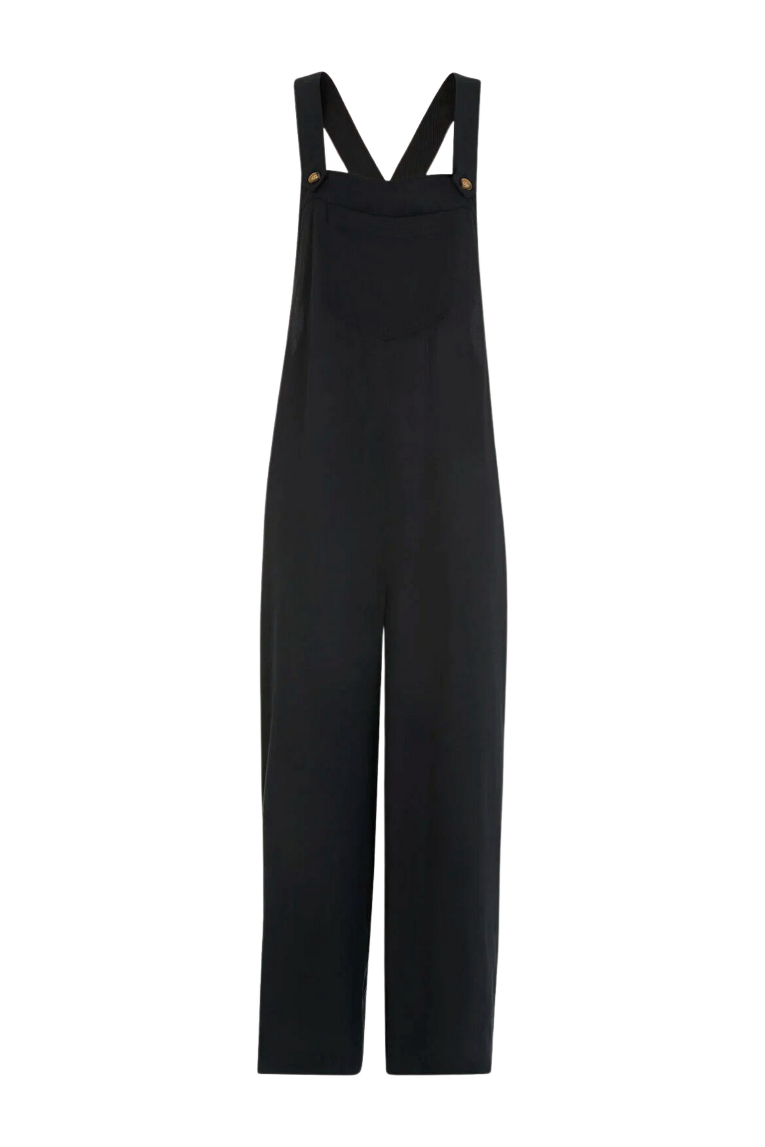 Whistles Rita Easy Dungarees Black For The Creators