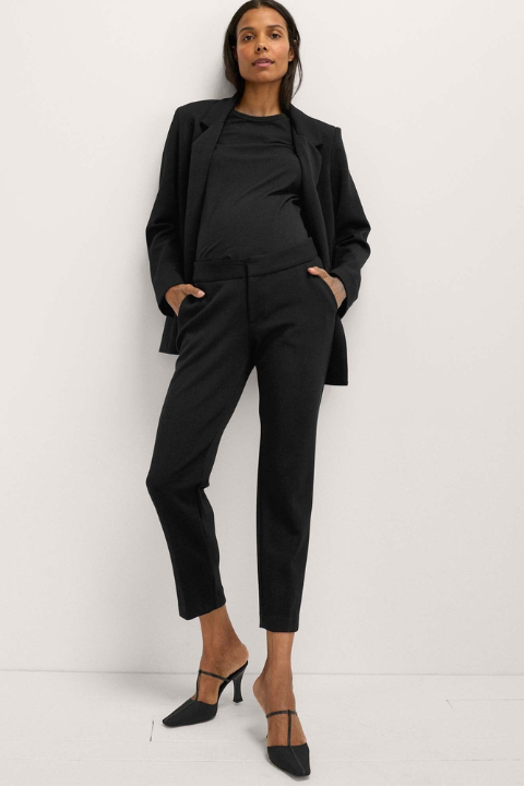 The HATCH Maternity Suit Pant - Black