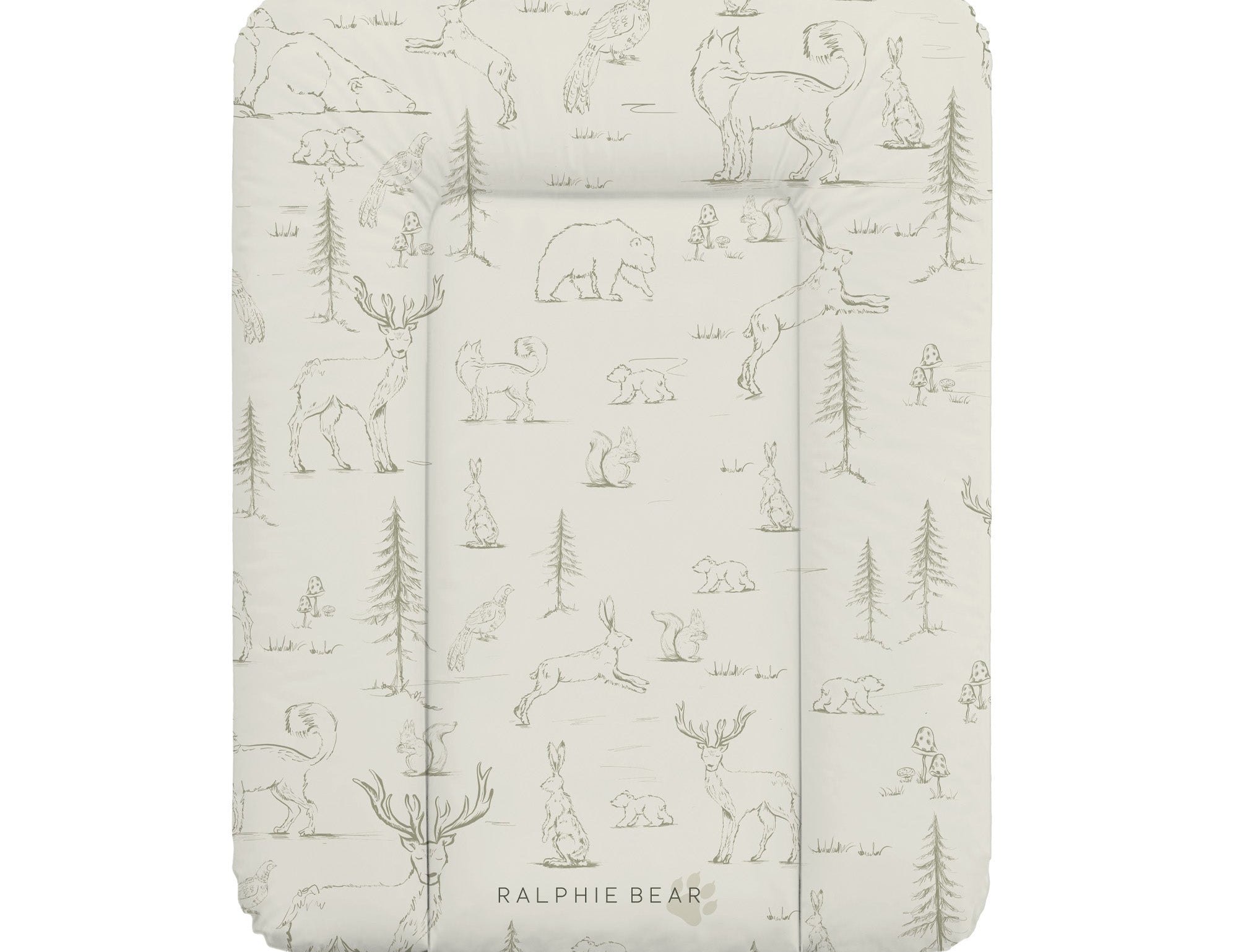 Ralphie Bear Woodland Comfort Changing Mat 1