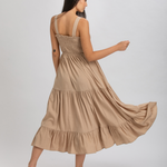 Pietro Brunelli Holly Maxi Maternity Dress in Almond
