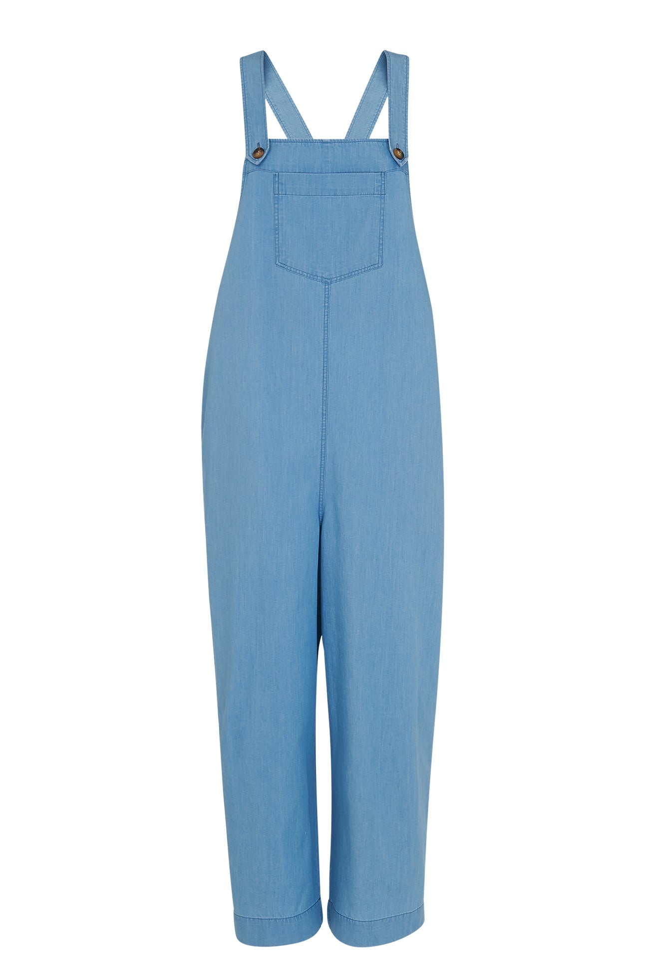 Rita Easy Dungarees Light Wash