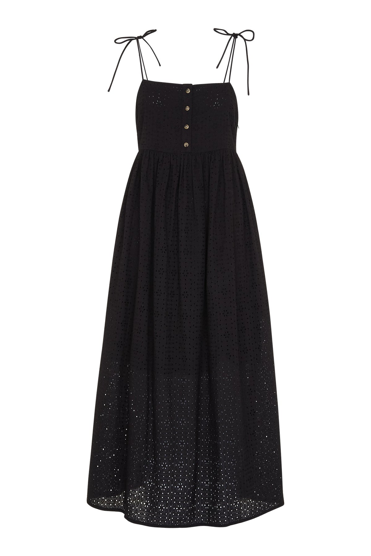 Mabel Broderie Midi Dress