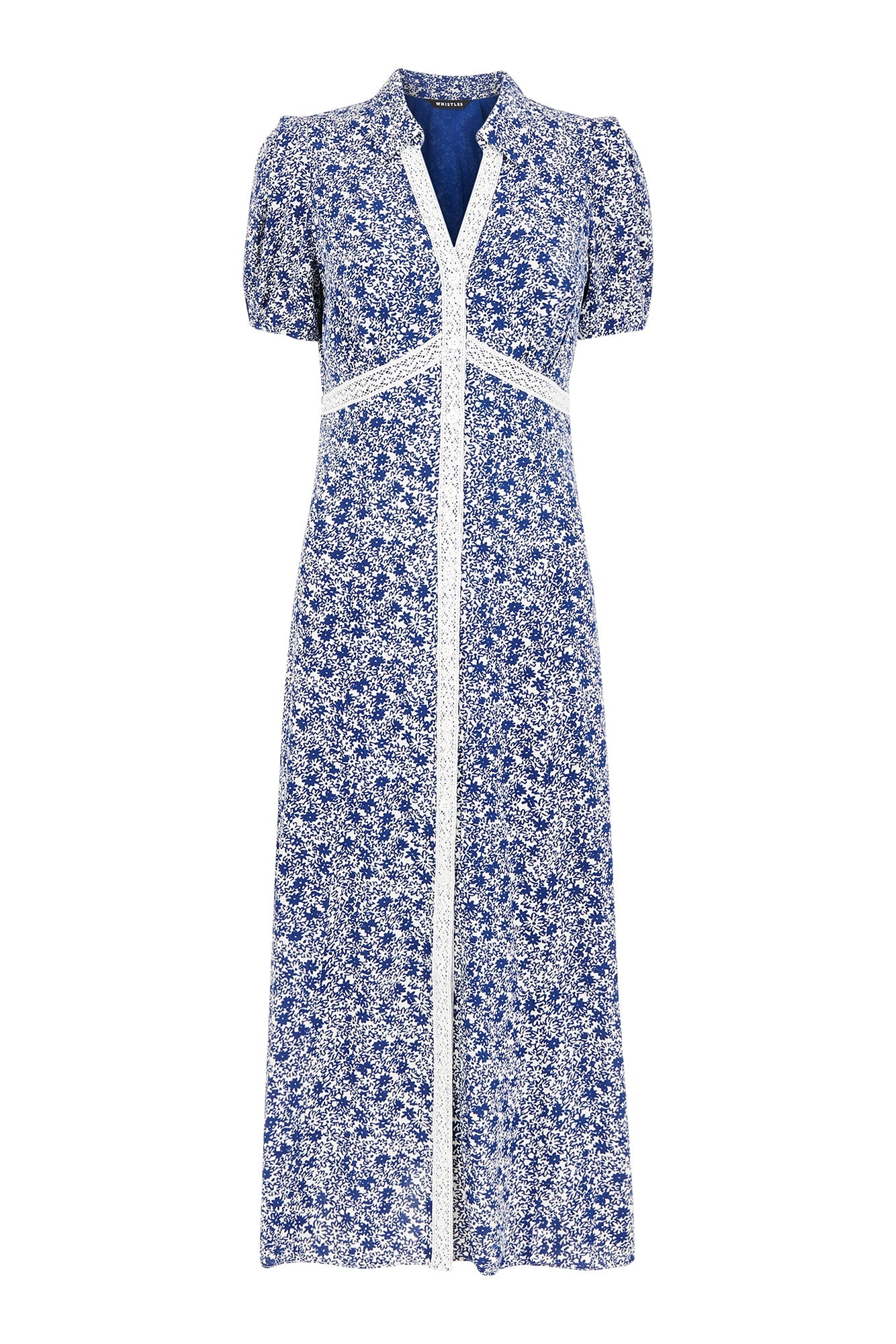 Twin Daisy Print Midi Dress