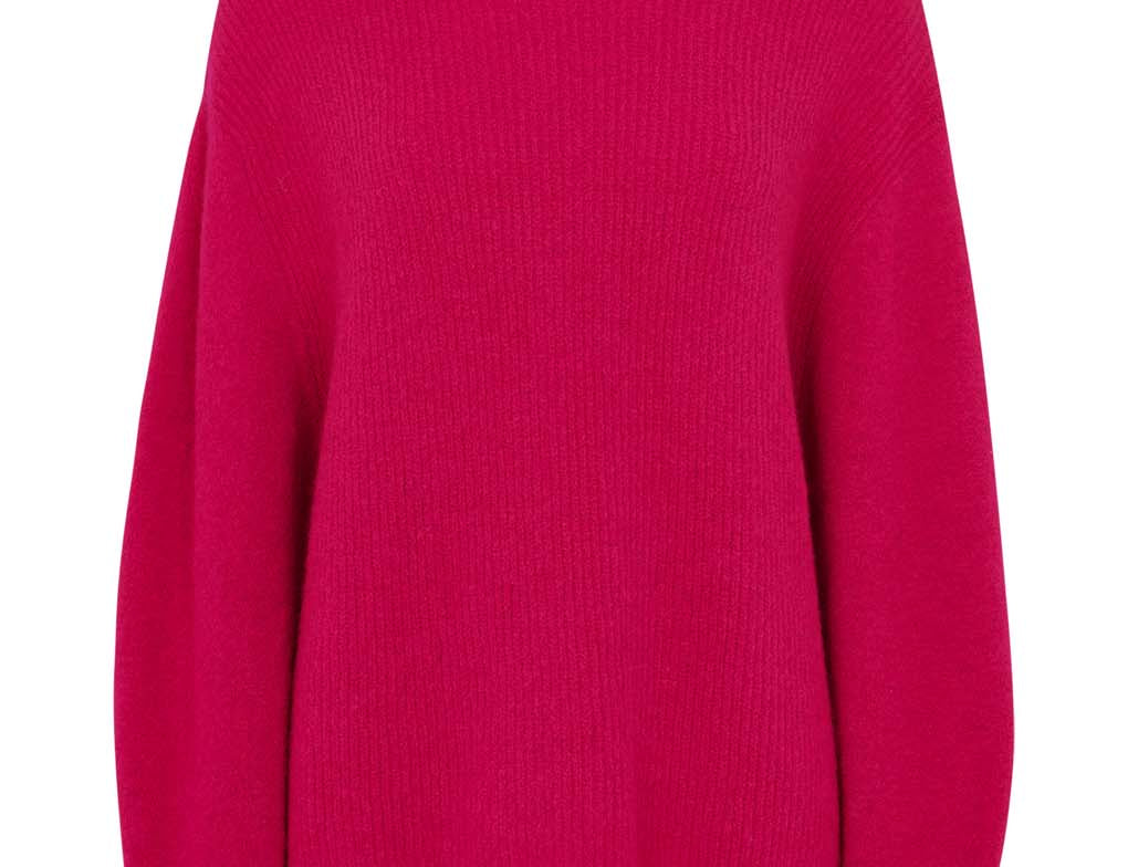 Ribbed Roll Neck Jumper