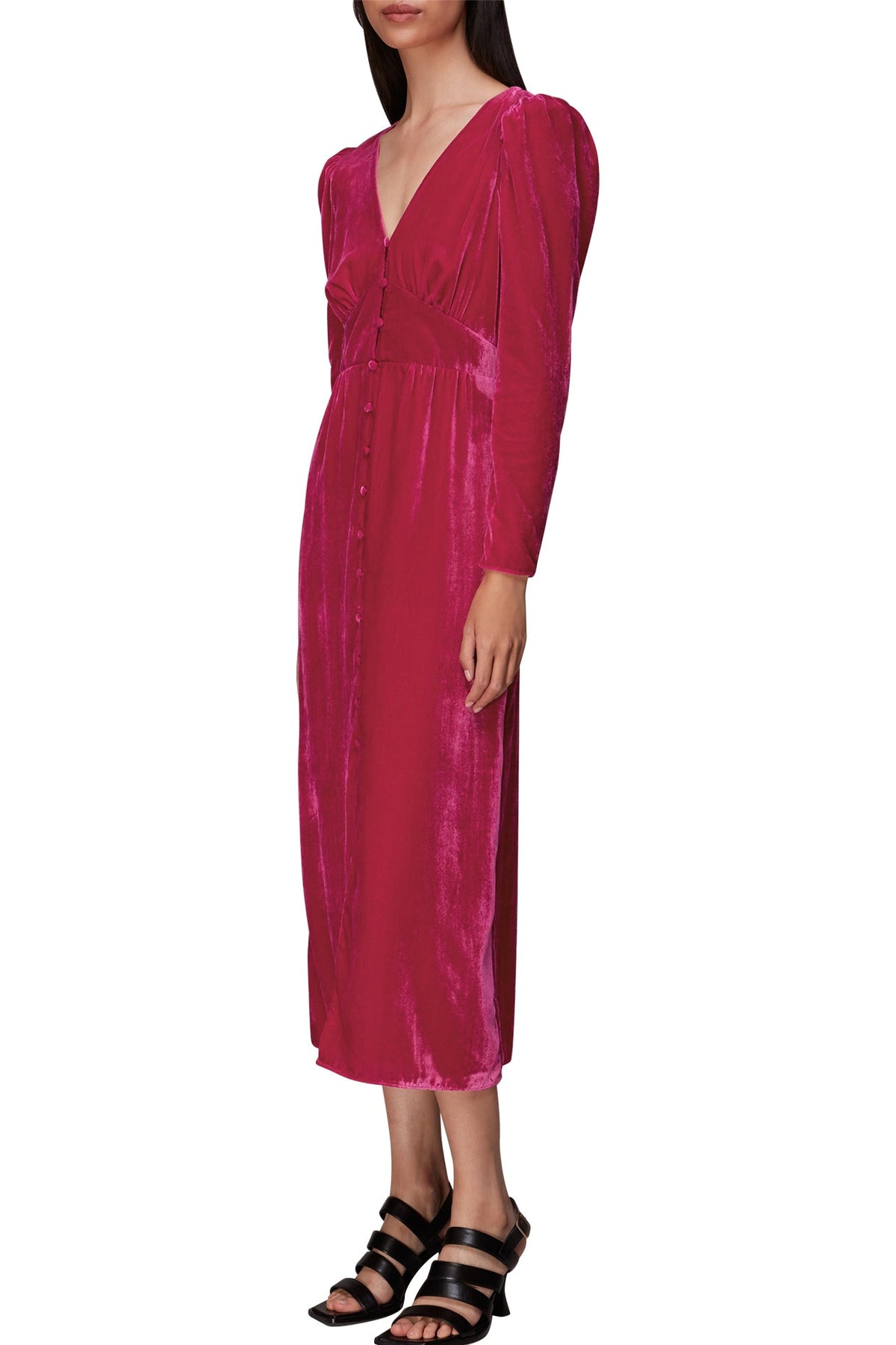 Ally Velvet Midi Dress