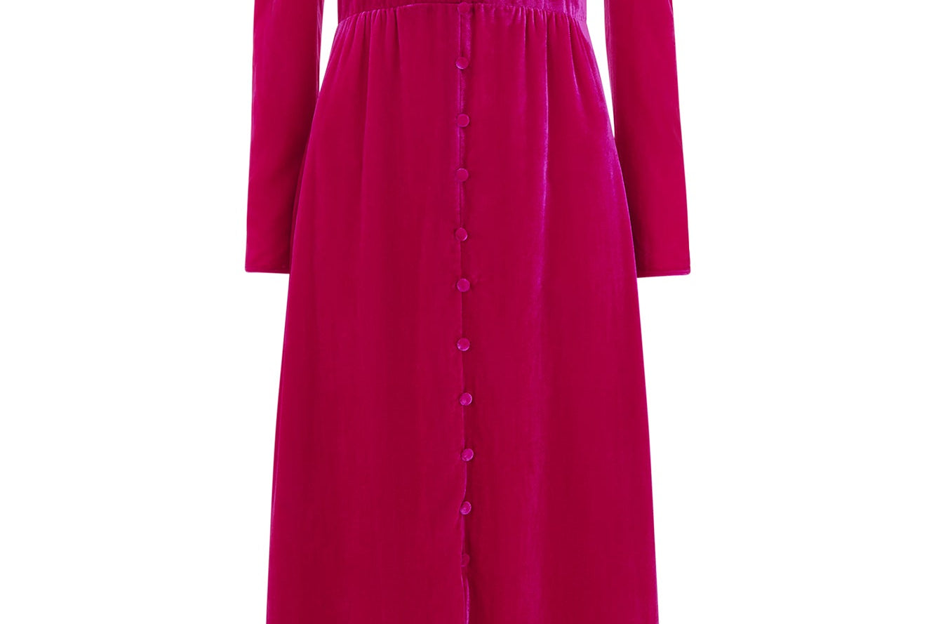 ally midi dress Ally Striped Midi Dress