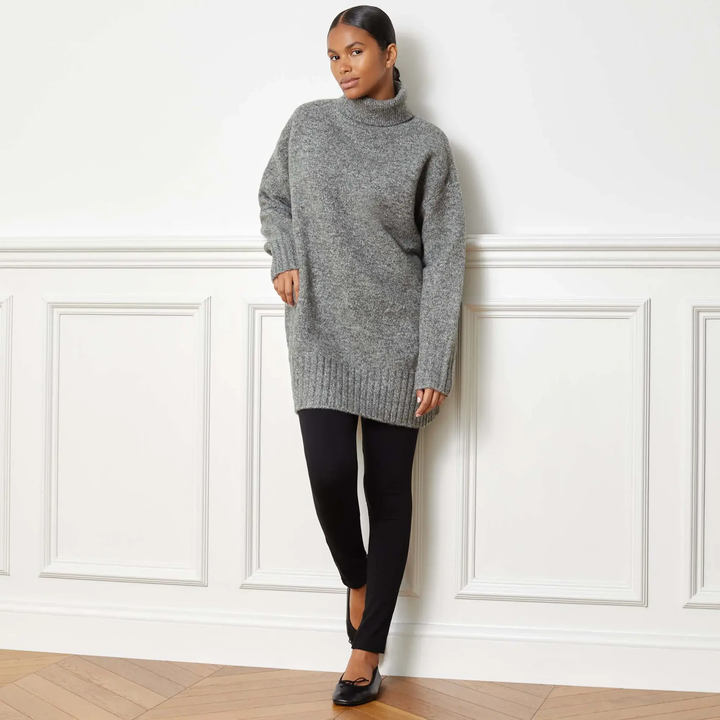 Jumper dress with leggings hotsell