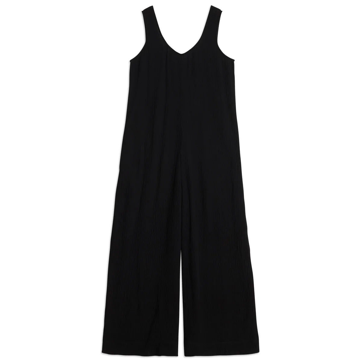 Black jumpsuit on a white background