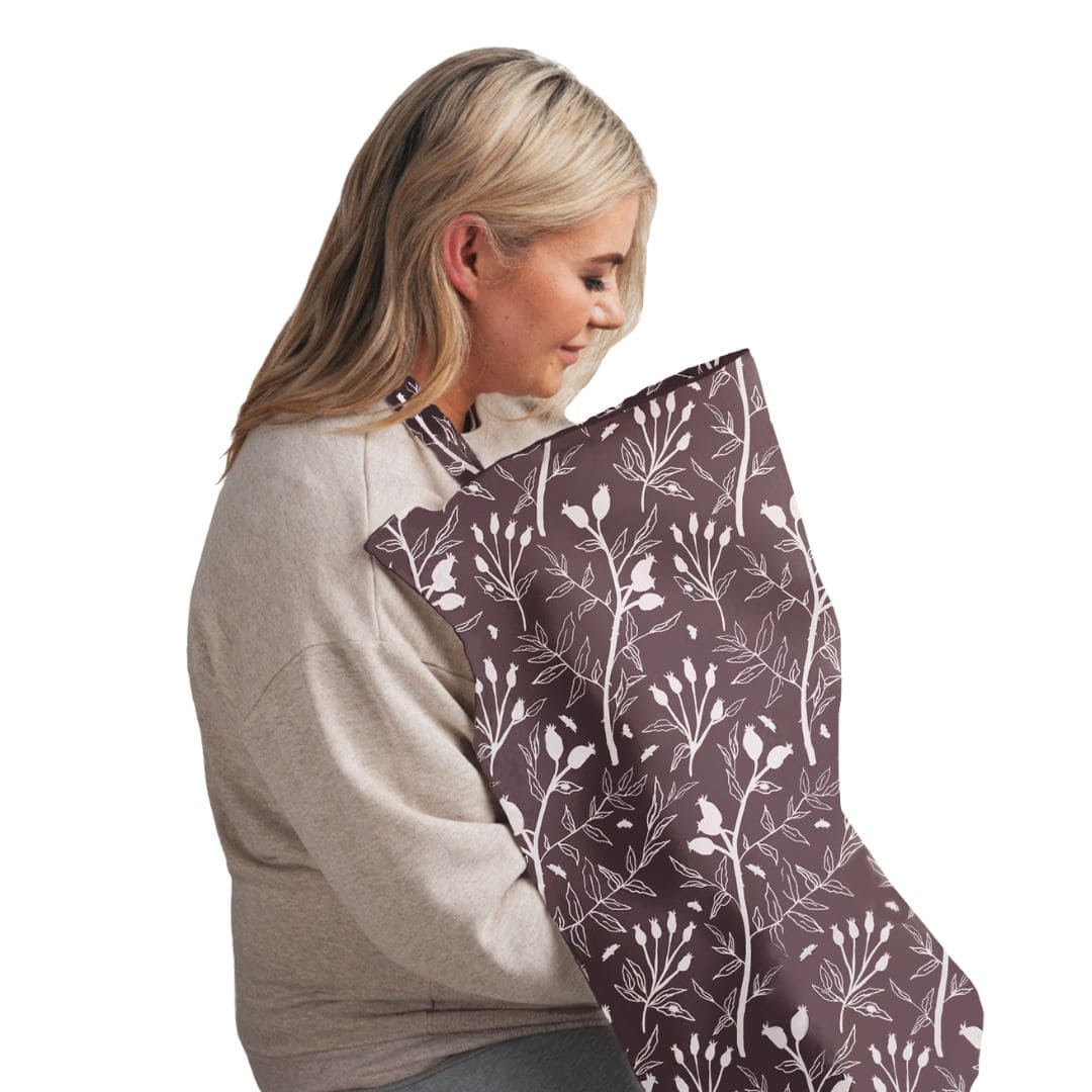 BellaMoon Feeding Pumping Privacy Cover Rosehip 2