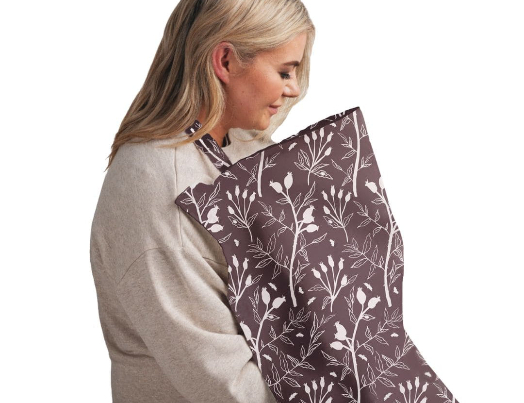 BellaMoon Feeding Pumping Privacy Cover Rosehip 2
