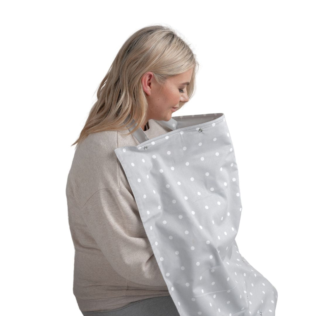 BellaMoon Feeding Pumping Privacy Cover Dotted 1