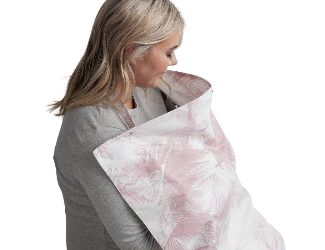 BellaMoon Feeding Pumping Privacy Cover Feather Nest 1