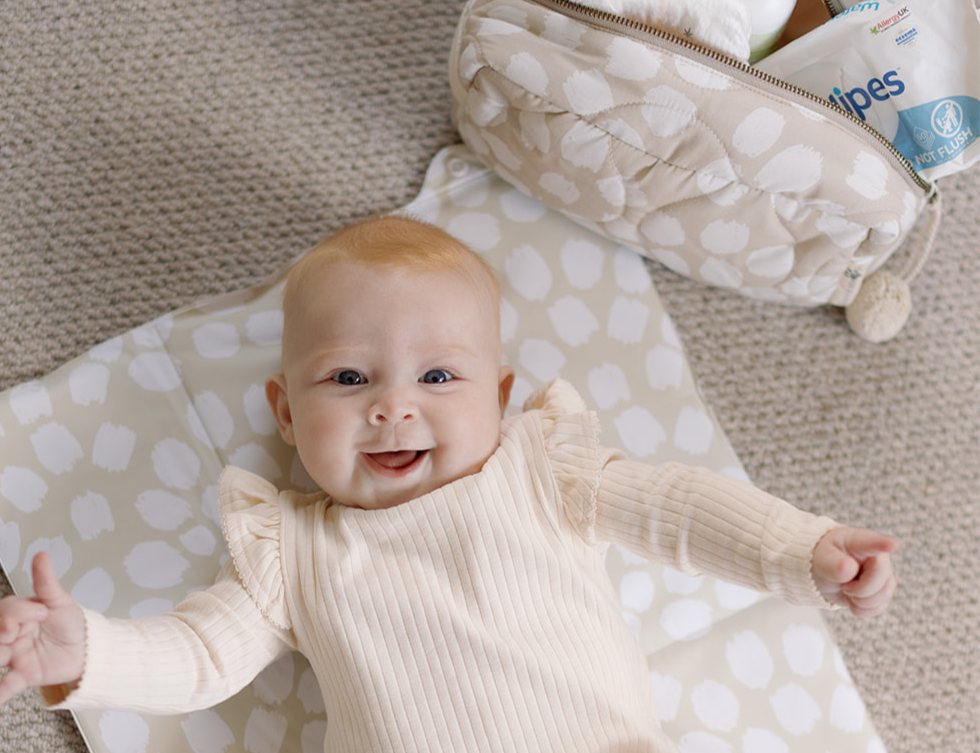 Ralphie Bear Quilted Washbag Scallop 2