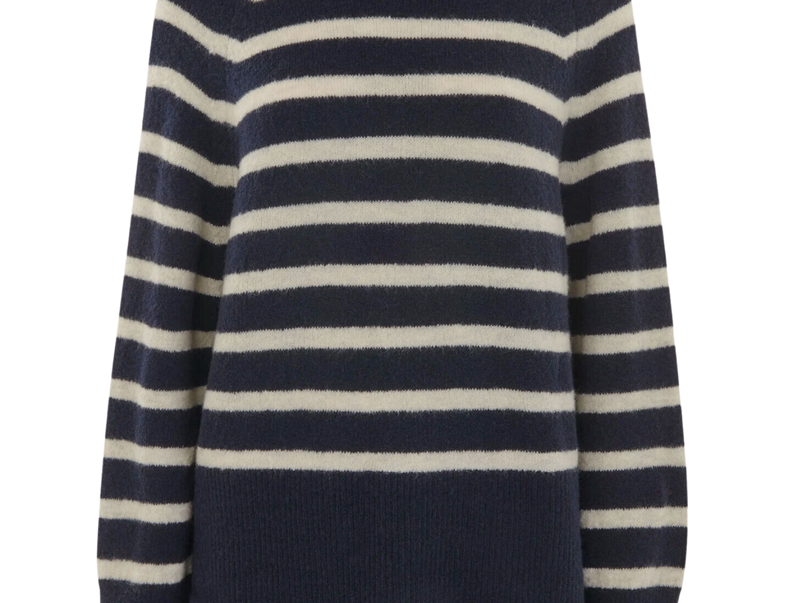 Stripe Funnel Neck Jumper