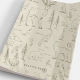 Ralphie Bear Woodland Anti Roll Wedge Changing Mat 1