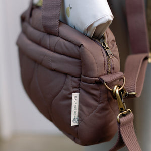 Ralphie Bear Ralphie Bear Quilted Changing Stroller Bag Brown Pears 6