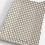 Ralphie Bear Gingham Sage Green Anti Roll Wedge Baby Changing Mat 1
