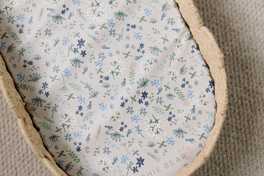 Ralphie Bear Scallop Edge Baby Changing Basket 3