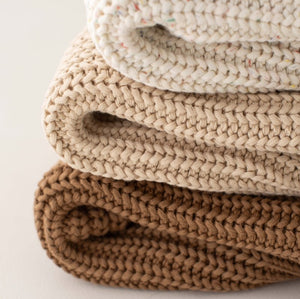 Personalised Cozy Chunky Knit Sweater in toffee cotton by Cozy Crew Club – image 3