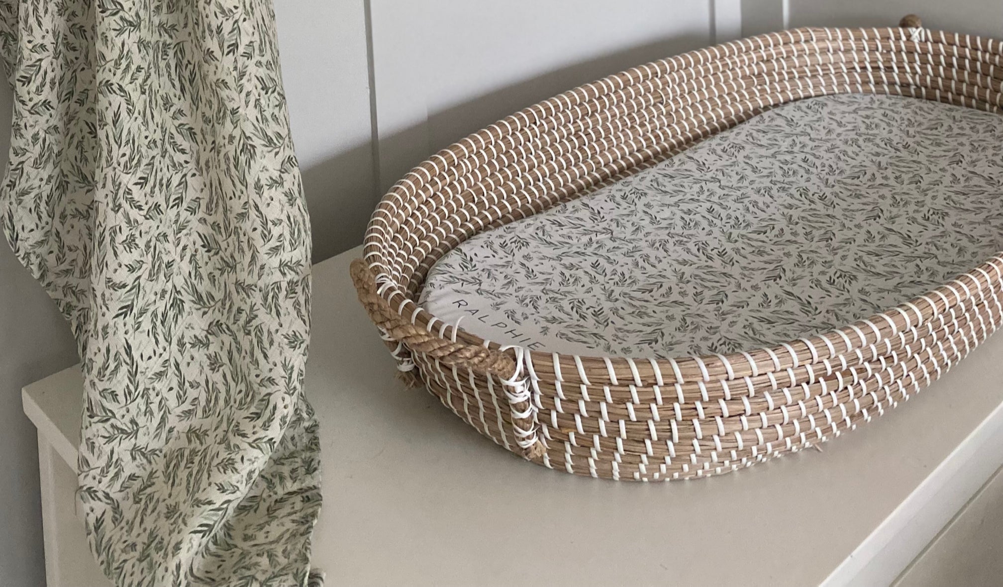 Ralphie Bear Willow Changing Basket Mat Liner 2