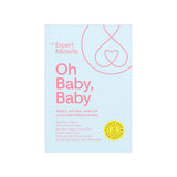 Product packaging for 'Oh Baby, Baby' by My Expert Midwife on a light blue background