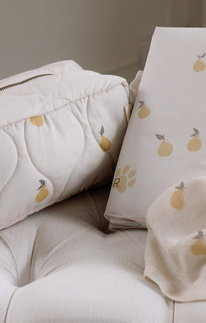 Ralphie Bear Quilted Washbag Pears 6