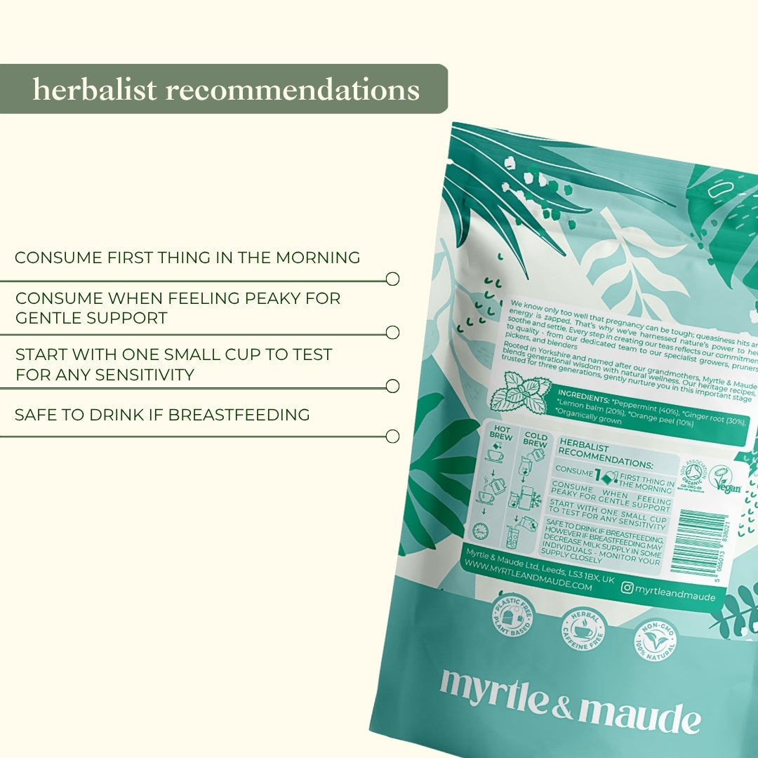 Myrtle and Maude Organic Morning Sickness Tea 9