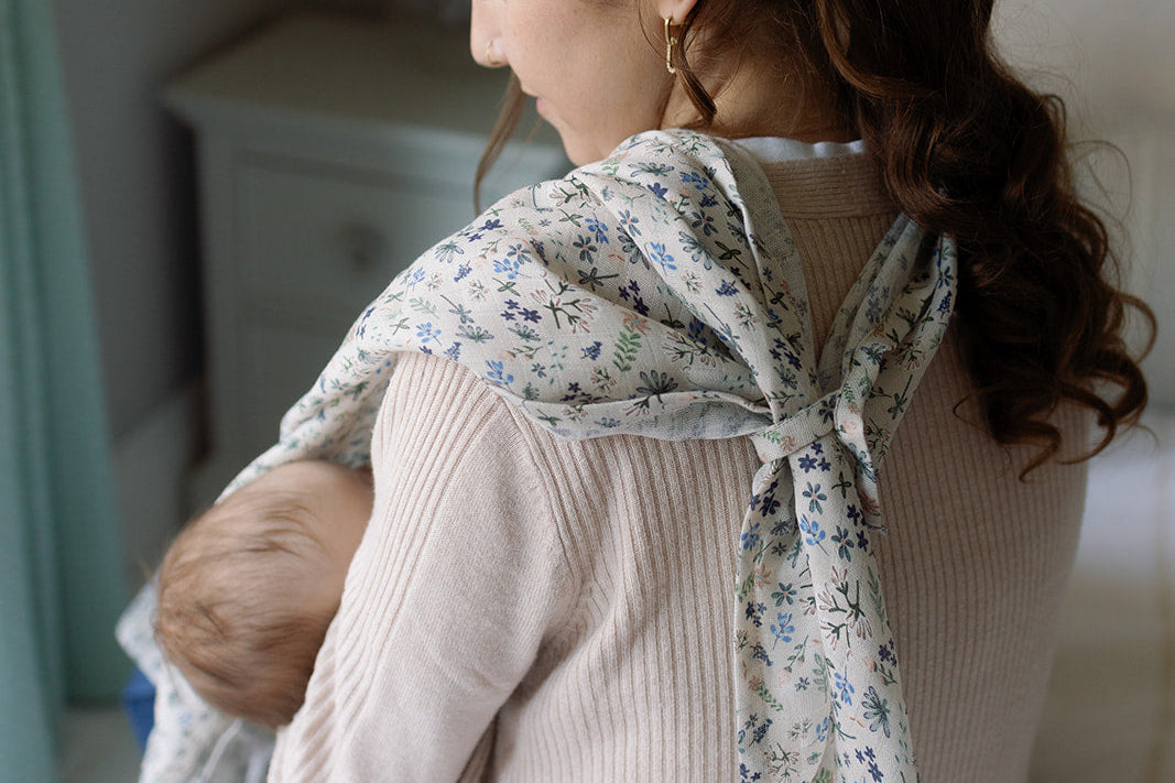 Ralphie Bear Wildflower Large Swaddle Muslin 13