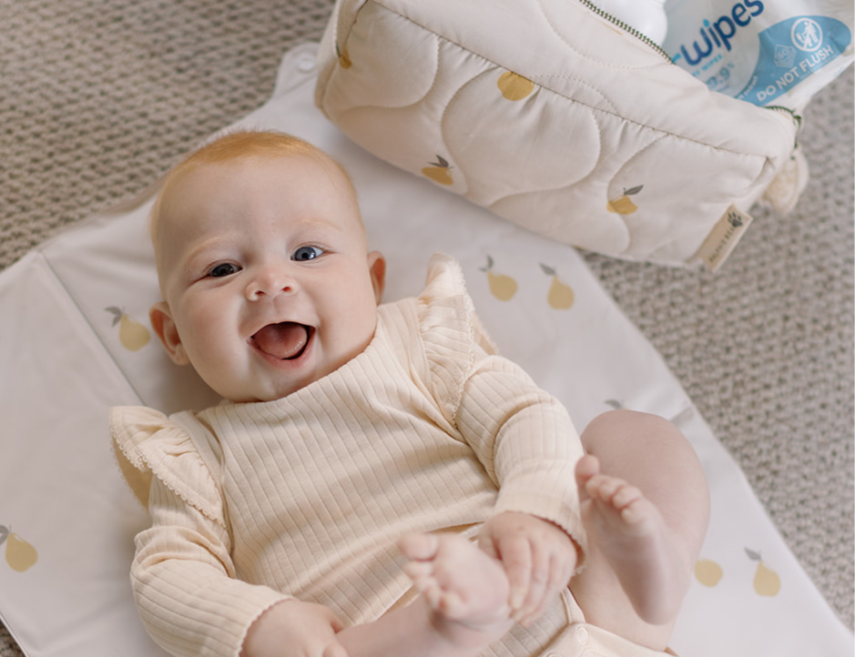 Ralphie Bear Quilted Washbag Pears 2