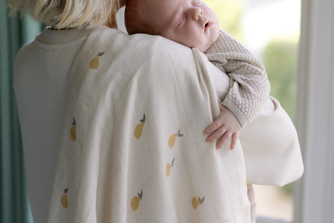 Ralphie Bear Pears Large Swaddle Muslin 11