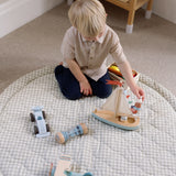 Ralphie Bear Ralphie Bear Sage Green Gingham Quilted Playmat 3