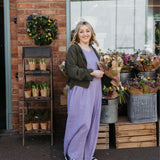 JOURNY Linen Jumpsuit Ada Lavender 2