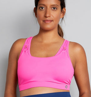 Natal Active Nursing Sports Bra Artemis Hot Pink B G Cup 1