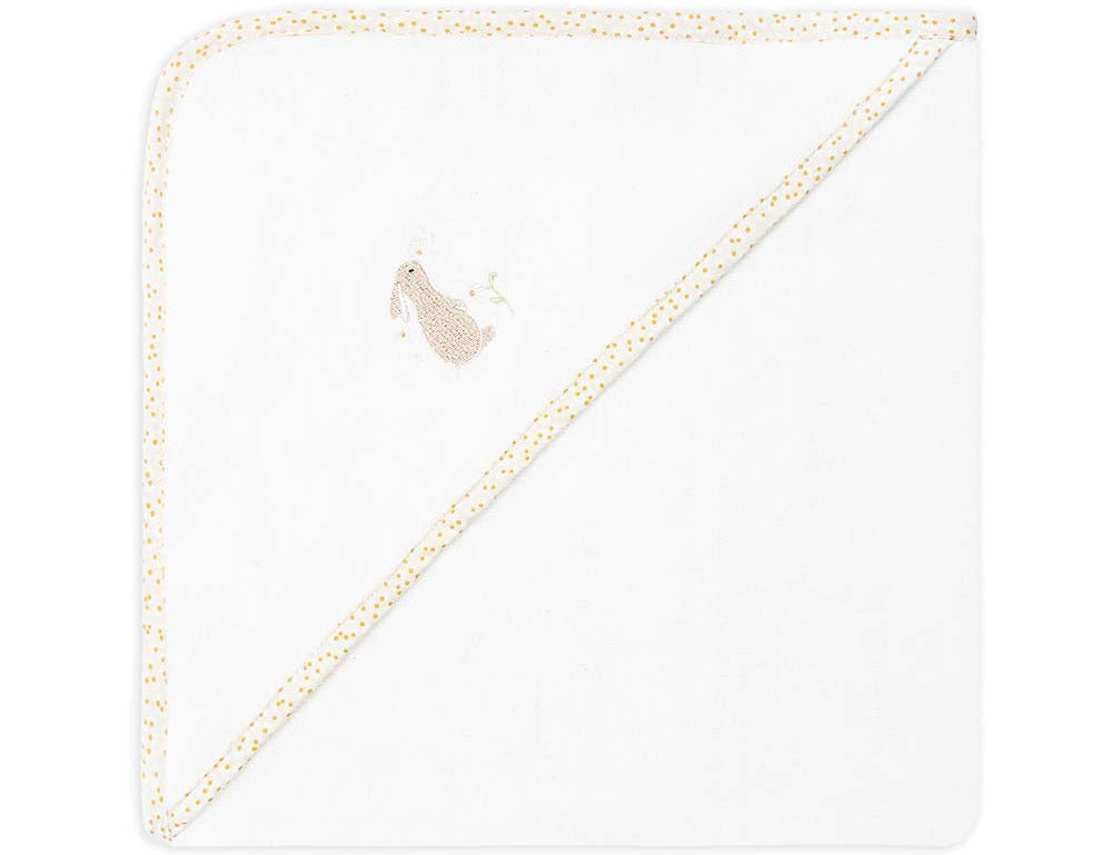 Avery Row Hooded Towel Baby Wild Chamomile 1