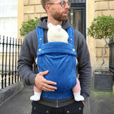 Bizzi Growin Velvet Baby Carrier True Blue 2