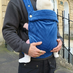 Bizzi Growin Velvet Baby Carrier True Blue 3