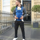 Bizzi Growin Velvet Baby Carrier True Blue 4