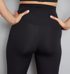 Natal Active Luxe Maternity Postnatal Leggings 7 8 Soft Black 5