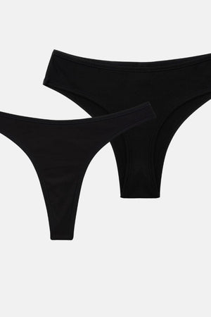 RENUE Everyday Thong Brazilian Brief Black Cloudair 1