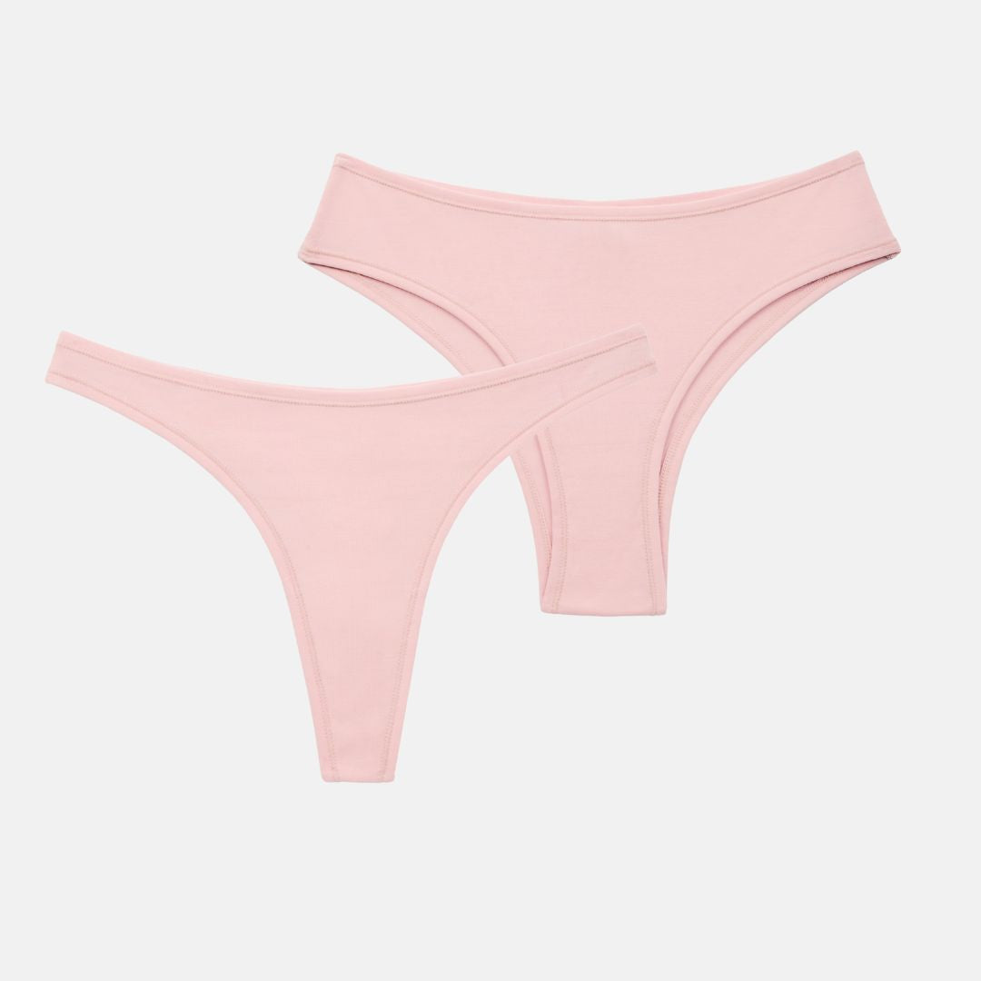 RENUE Everyday Thong Brazilian Brief Soft Pink Cloudair 1