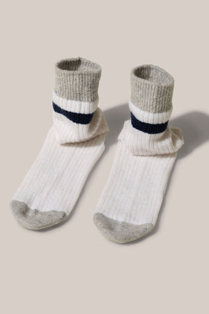 Tonic London Cashmere Hospital Socks Buttermilk 1