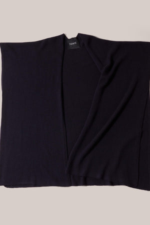 Tonic London Cashmere Recuperation Shawl Navy 1