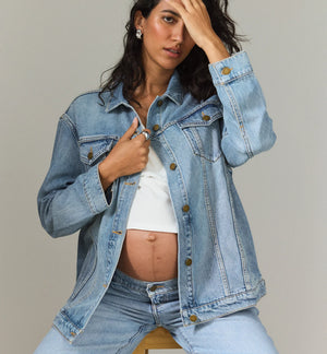Hatch The Classic Maternity Jean Jacket 1