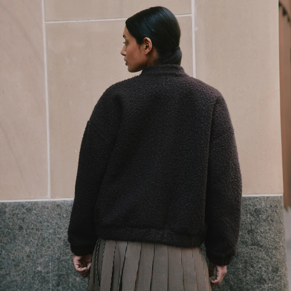 Albaray Curly Bomber Jacket 10